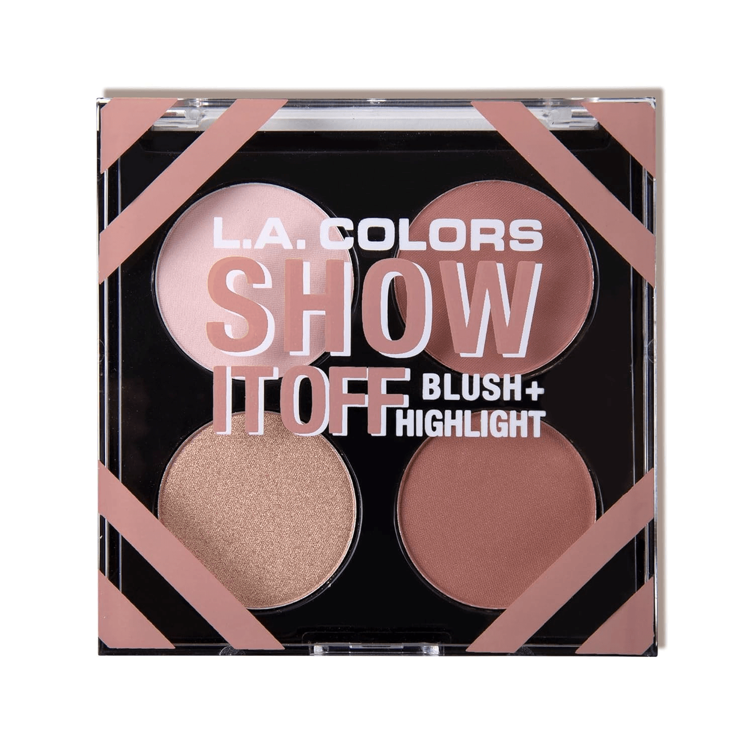 L.A. COLORS Paleta Show It Off & Shape It Up, Rubor y Iluminador Show It Off CFP637