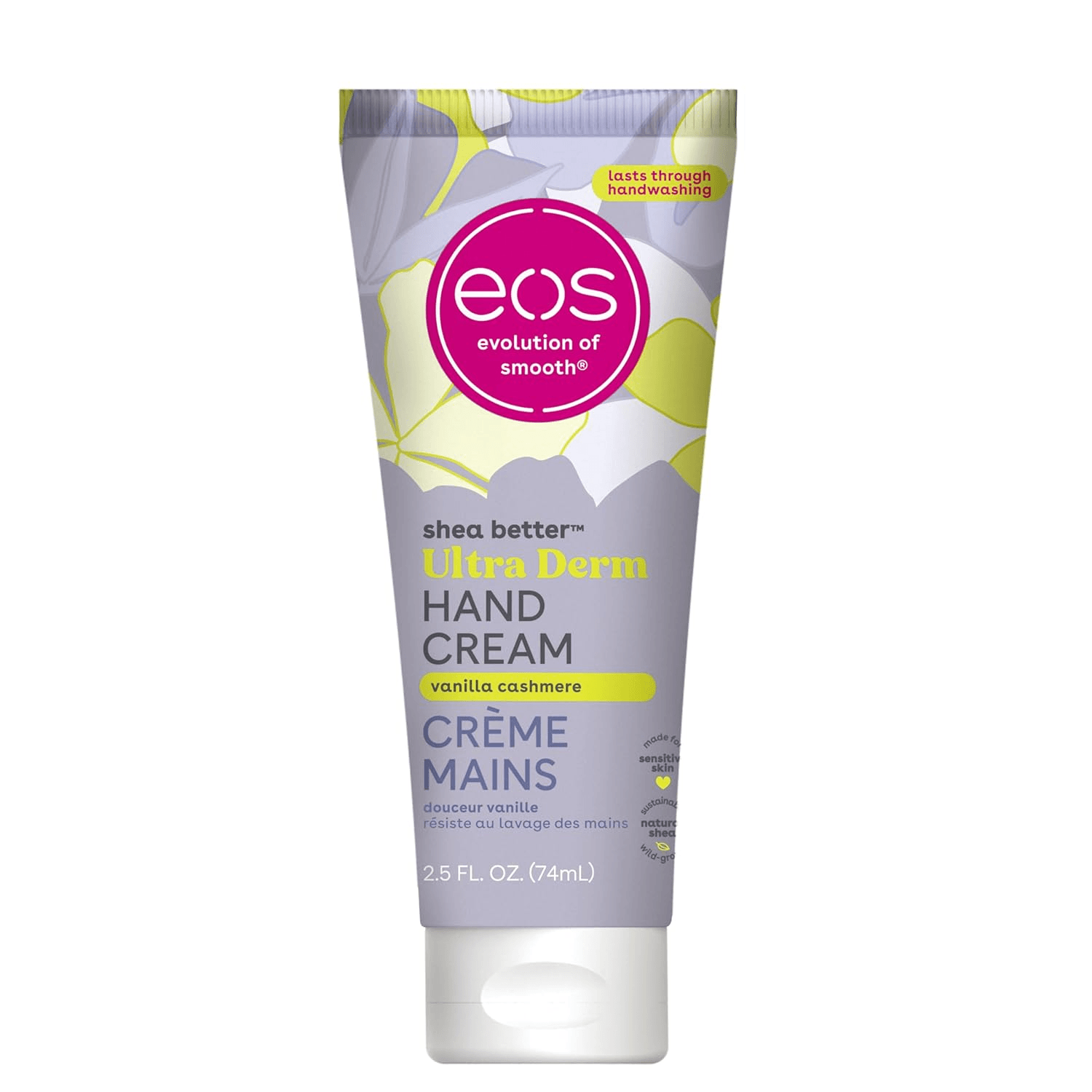 eos Crema de manos Shea Better - Loción de manos de cachemira de vainilla