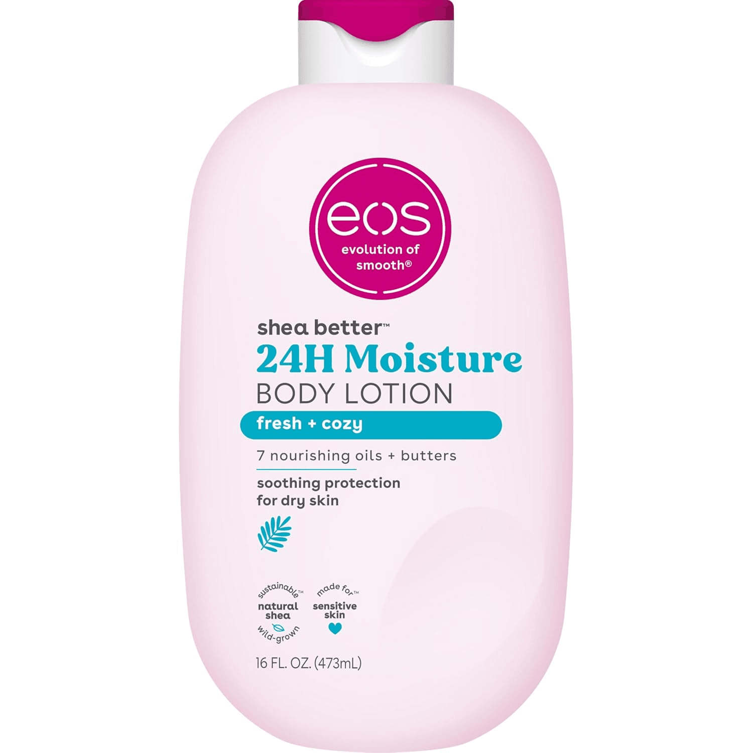 Producto eos Shea Better Loción corporal, fresca y acogedora en Nimu Care