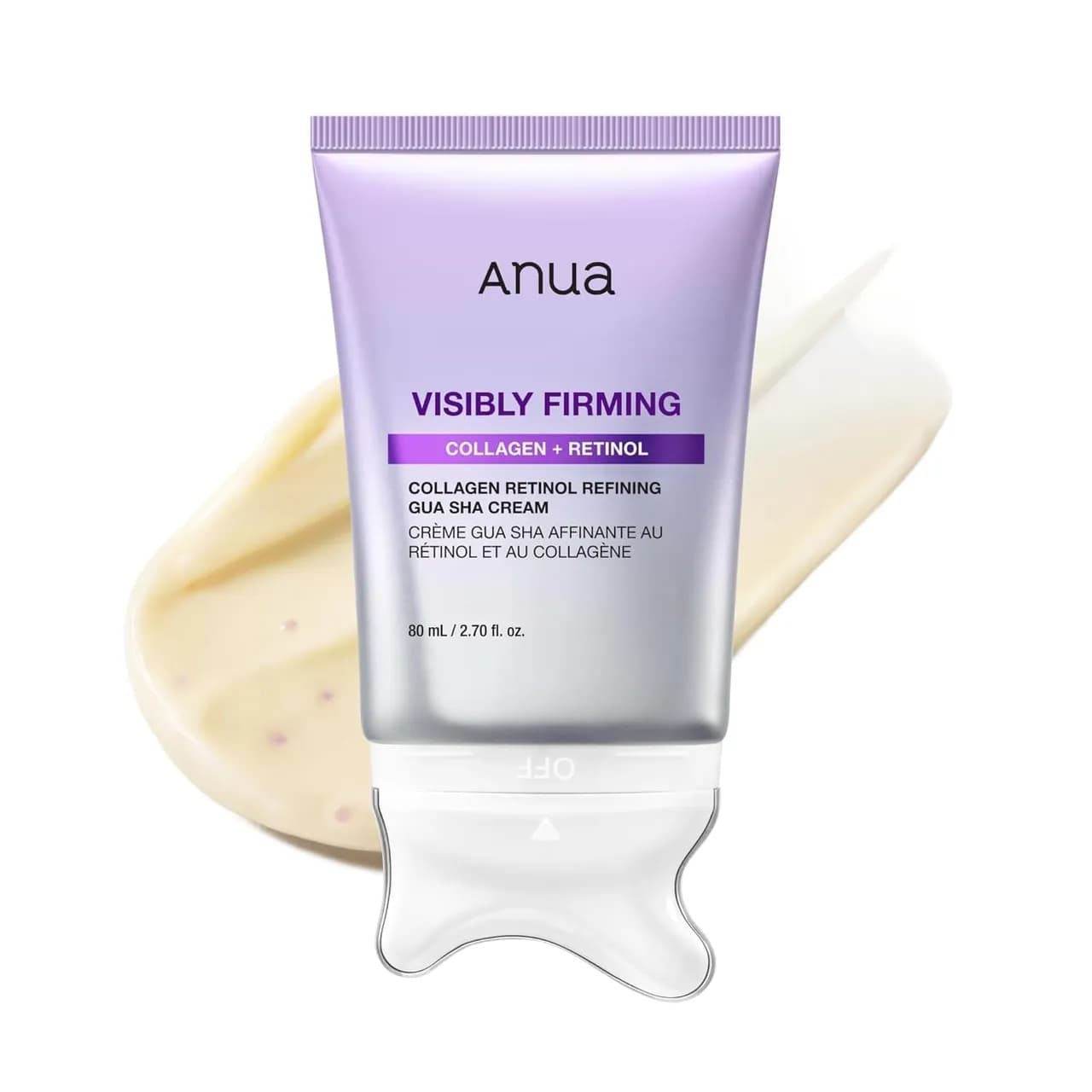 ANUA Crema Gua Sha Refinadora de Retinol de Colágeno, Crema de Cuello para Levantar y Reafirmar.
