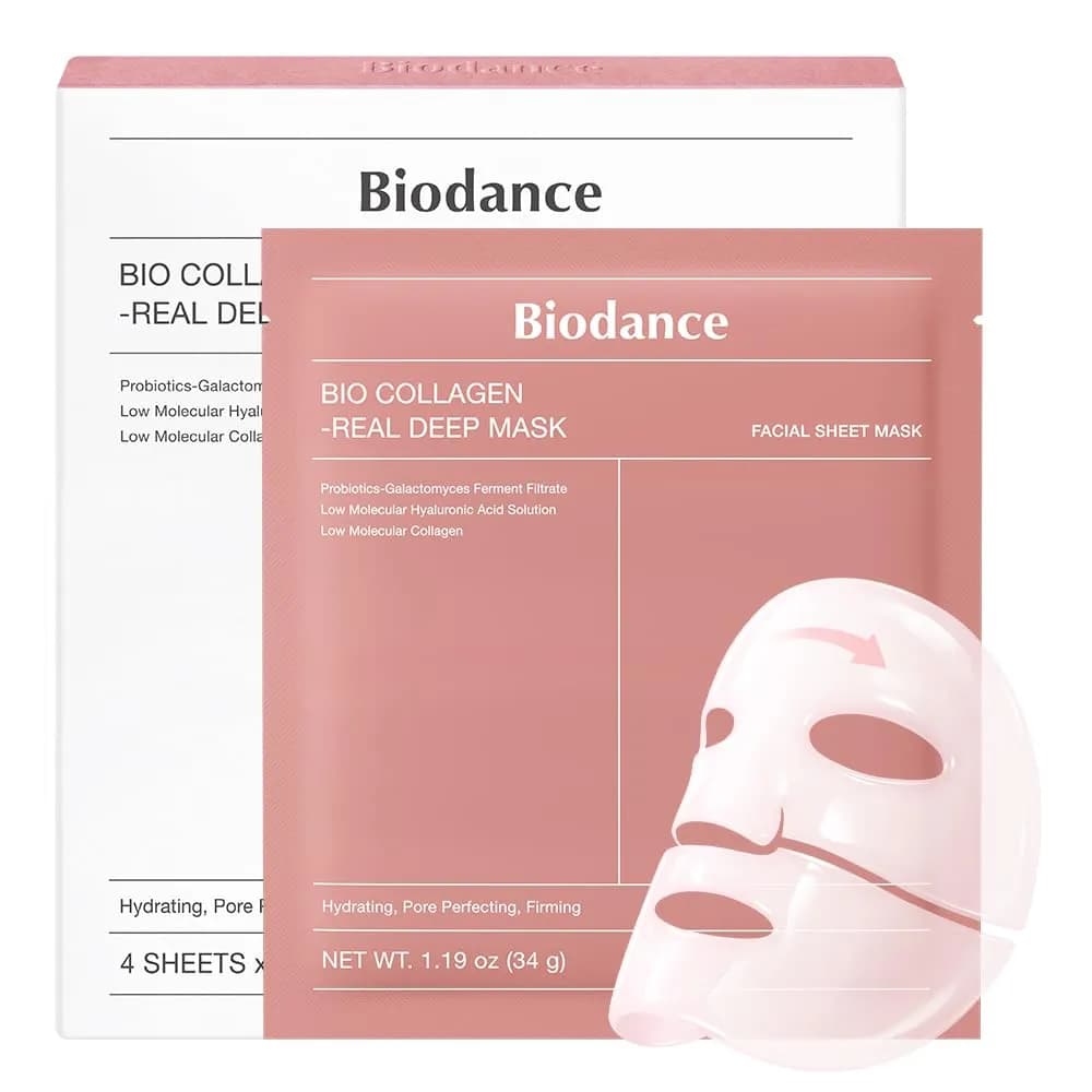 Producto BIODANCE Máscara profunda de bio-colágeno, mascarilla facial hidratante de hidrogel 1 unidad en Nimu Care