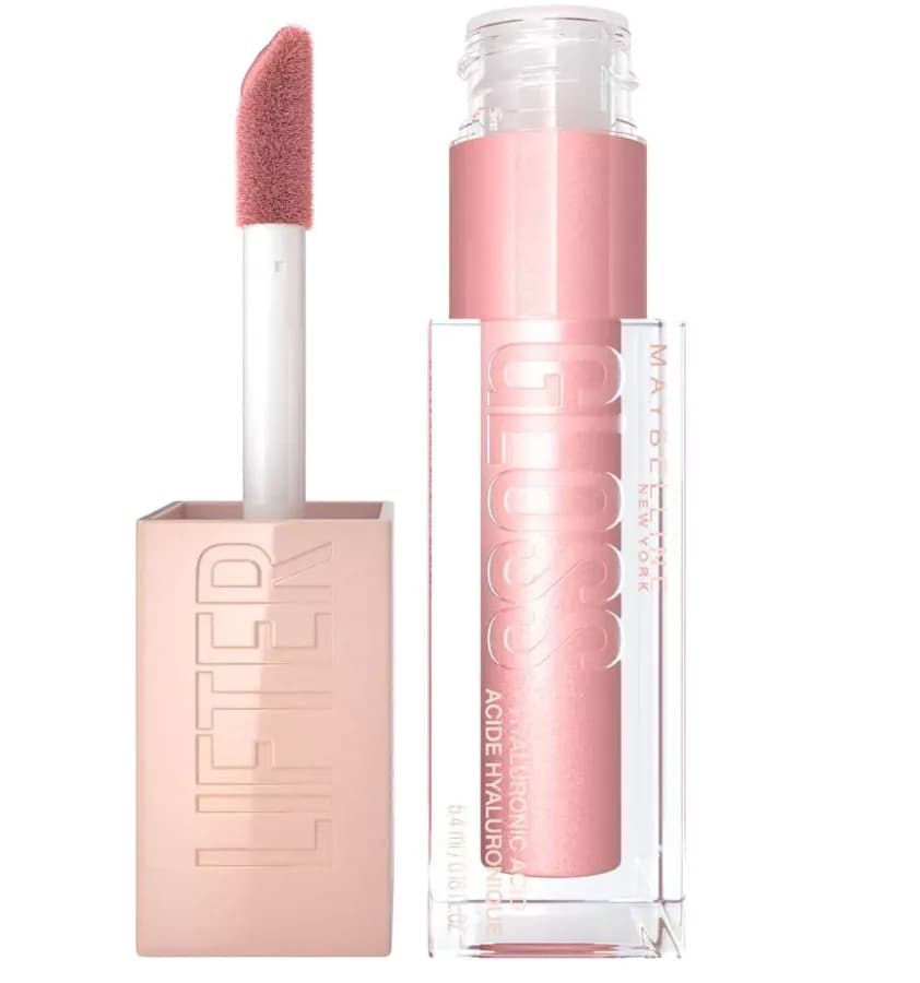 Producto Brillo labial voluminizador Maybelline Lifter Gloss con ácido hialurónico - Tono 12 Opal - 0.18 fl oz en Nimu Care