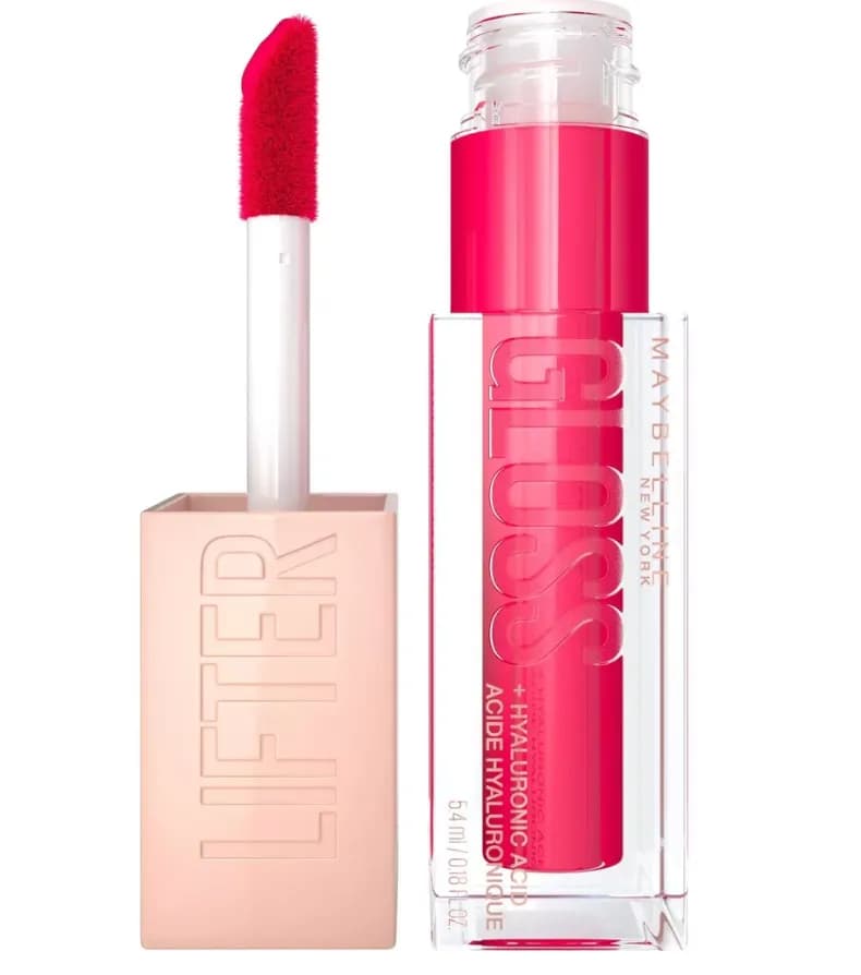Producto Brillo labial voluminizador Maybelline Lifter Gloss con ácido hialurónico - Tono 24 Bubblegum - 0.18 fl oz en Nimu Care